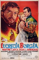 Lucr&egrave;ce Borgia - Argentinian Movie Poster (xs thumbnail)