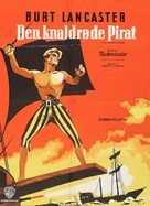The Crimson Pirate - Danish Movie Poster (xs thumbnail)