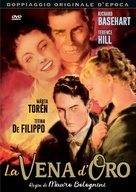 La vena d&#039;oro - Italian DVD movie cover (xs thumbnail)