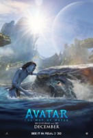 Avatar: The Way of Water - British Movie Poster (xs thumbnail)