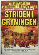 Zulu Dawn - Swedish Movie Poster (xs thumbnail)