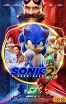 Sonic the Hedgehog 2 - Hungarian Movie Poster (xs thumbnail)