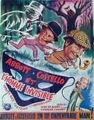 Abbott and Costello Meet the Invisible Man - Belgian Movie Poster (xs thumbnail)