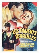 Les parents terribles - Belgian Movie Poster (xs thumbnail)