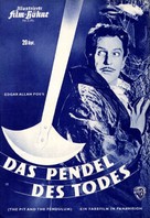 Pit and the Pendulum - German poster (xs thumbnail)