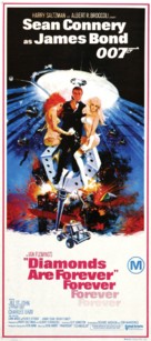 Diamonds Are Forever - Australian Theatrical movie poster (xs thumbnail)