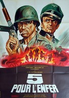 5 per l&#039;inferno - French Movie Poster (xs thumbnail)