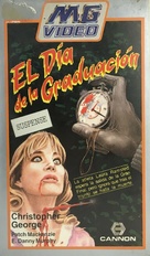 Graduation Day - Spanish VHS movie cover (xs thumbnail)