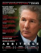 Arbitrage - For your consideration movie poster (xs thumbnail)