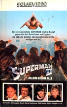 Superman II - German VHS movie cover (xs thumbnail)