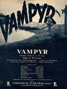 Vampyr - Der Traum des Allan Grey - German poster (xs thumbnail)