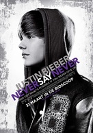 Justin Bieber: Never Say Never - Dutch Movie Poster (xs thumbnail)