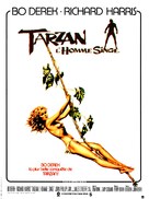 Tarzan, the Ape Man - French Movie Poster (xs thumbnail)