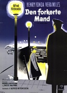 The Wrong Man - Danish Movie Poster (xs thumbnail)