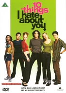 10 Things I Hate About You - Danish DVD movie cover (xs thumbnail)
