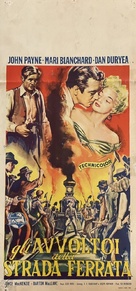 Rails Into Laramie - Italian Movie Poster (xs thumbnail)