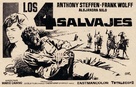 Cuatro salvajes, Los - Spanish poster (xs thumbnail)