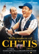 Bienvenue chez les Ch&#039;tis - Danish Movie Poster (xs thumbnail)