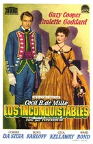 Unconquered - Spanish Movie Poster (xs thumbnail)