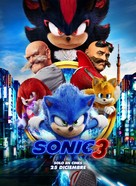 Sonic the Hedgehog 3 - Spanish Movie Poster (xs thumbnail)