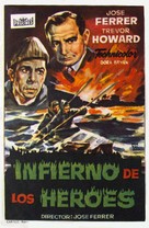 The Cockleshell Heroes - Spanish Movie Poster (xs thumbnail)