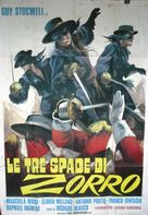 Le tre spade di Zorro - Italian Movie Poster (xs thumbnail)