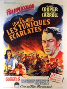 North West Mounted Police - French Movie Poster (xs thumbnail)