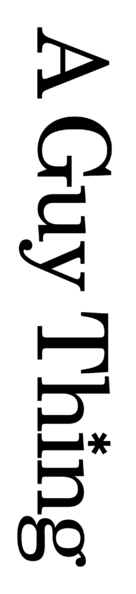 A Guy Thing - Logo (xs thumbnail)