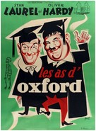 A Chump at Oxford - French Movie Poster (xs thumbnail)
