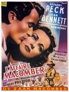 The Macomber Affair - Belgian Movie Poster (xs thumbnail)