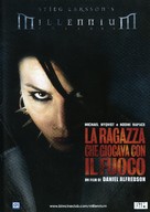 Flickan som lekte med elden - Italian DVD movie cover (xs thumbnail)