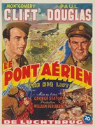 The Big Lift - Belgian Movie Poster (xs thumbnail)