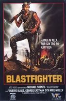 Blastfighter - Swedish VHS movie cover (xs thumbnail)