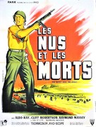 The Naked and the Dead - French Movie Poster (xs thumbnail)