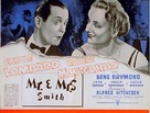 Mr. &amp; Mrs. Smith - British poster (xs thumbnail)