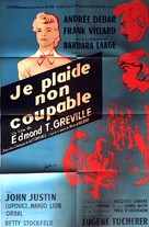 Je plaide non coupable - French Movie Poster (xs thumbnail)