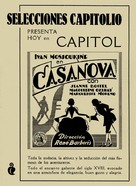 Casanova - Spanish poster (xs thumbnail)