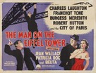 The Man on the Eiffel Tower - British Movie Poster (xs thumbnail)