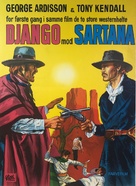 Django sfida Sartana - Danish Movie Poster (xs thumbnail)