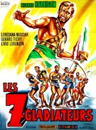 I sette gladiatori - French Movie Poster (xs thumbnail)