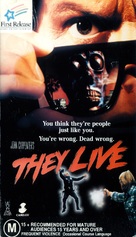 They Live - Australian VHS movie cover (xs thumbnail)