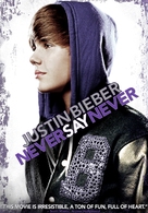 Justin Bieber: Never Say Never - DVD movie cover (xs thumbnail)