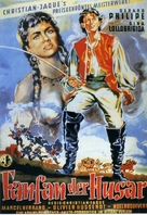 Fanfan la Tulipe - German Movie Poster (xs thumbnail)
