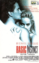 Basic Instinct - Finnish VHS movie cover (xs thumbnail)