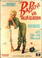 Babette s&#039;en va-t-en guerre - Italian Movie Poster (xs thumbnail)