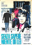 Senza sapere niente di lei - Italian Movie Poster (xs thumbnail)