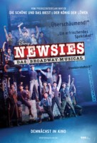 Disney&#039;s Newsies the Broadway Musical - German Movie Poster (xs thumbnail)