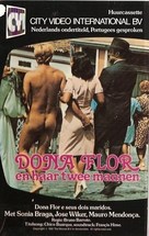 Dona Flor e Seus Dois Maridos - Dutch VHS movie cover (xs thumbnail)