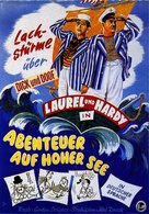 Saps at Sea - German Movie Poster (xs thumbnail)