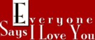 Everyone Says I Love You - Logo (xs thumbnail)